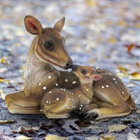 SMALL MOTHERS LOVE DOE AND FAWN