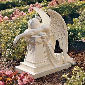 ESTATE SIZE WEEPING ANGEL MONUMENT              NR