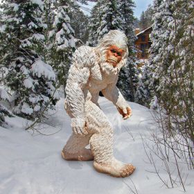 MEDIUM ABOMINAL SNOWMAN YETI STATUE