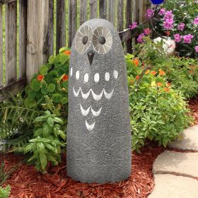 OSKAR OGLING OUTDOOR OWL STATUE