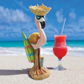 LUAU LARRY FLAMINGO STATUE