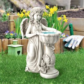 ANGELIQUES GARDEN SPLASH BIRDBATH