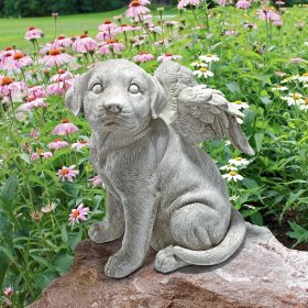 LARGE LOVING FRIEND MEMORIAL DOG ANGEL