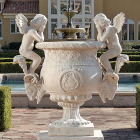 VERSAILLES CHERUB URN                       FRT-NR