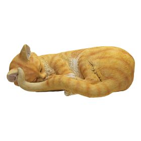 CAT NAP SLEEPING KITTEN STATUE