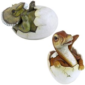 S/2 BABY TRICERATOPS & RAPTOR EGGS