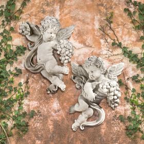 CHERUB HARVEST PLAQUES