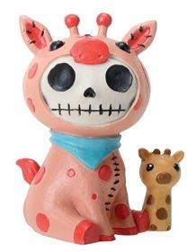 Furrybones Giraffe Kirin Skeleton in Pink Giraffe Costume