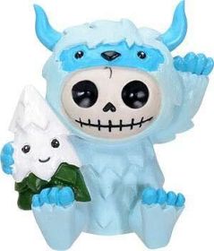 Furrybones Yeti Skeleton in Abominable Snowman Costume