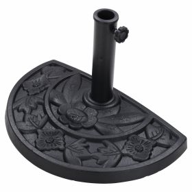 Semicircle Umbrella Stand Black