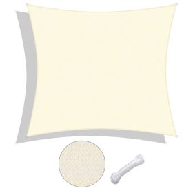 22'x23' Rectangle Sun Shade Sail/ Rice White