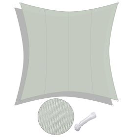 16x16ft Rectangle Sun Shade Sail/Grey