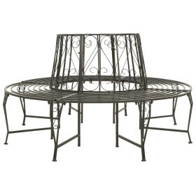 Patio Tree Bench 63" Steel