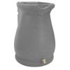 Grey Granite 65 Gallon Plastic Urn Rain Barrel with Planter Top