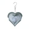 1Pack, 3D Rotating Wind Chime Wind Rotating Ornament Home Garden Decoration Red Heart Love Pendant 20CM/7.87in, Garden Patio Decoration, Commemorate T