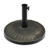 Patio Heavy-Duty Outdoor Stand Bronze Umbrella Base