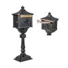 Outdoor Lawn Decor Retro Cast Aluminum Mailbox