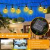 Globe String Solar Lights 30 Ball LED Fairy Solar Lamps 8 Lighting Modes IP65 Waterproof Decorative Lamp