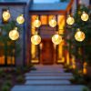 Globe String Solar Lights 30 Ball LED Fairy Solar Lamps 8 Lighting Modes IP65 Waterproof Decorative Lamp