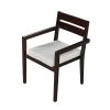 [Not allowed to sell to Wayfair] Acacia Wood Outdoor Dining Table And Chairs Suitable For Patio; Balcony Or Backyard