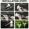 Solar Pathway Lights, Solar Garden Lights Outdoor White, Waterproof Led Path Lights for Yard, Patio, Landscape, Walkway