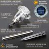 Solar Pathway Lights, Solar Garden Lights Outdoor White, Waterproof Led Path Lights for Yard, Patio, Landscape, Walkway