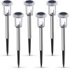 Solar Pathway Lights, Solar Garden Lights Outdoor White, Waterproof Led Path Lights for Yard, Patio, Landscape, Walkway