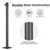 8ft Sun Sail Pole Post Black