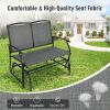 Iron Patio Rocking Chair for Outdoor Backyard and Lawn