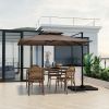 9.5 Feet Cantilever Patio Umbrella with 360¬∞ Rotation and Double Top