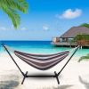 Free shipping  Hammock & Steel Frame Stand Swing Chair Home/Outdoor Backyard Garden Camp Sleep YJ